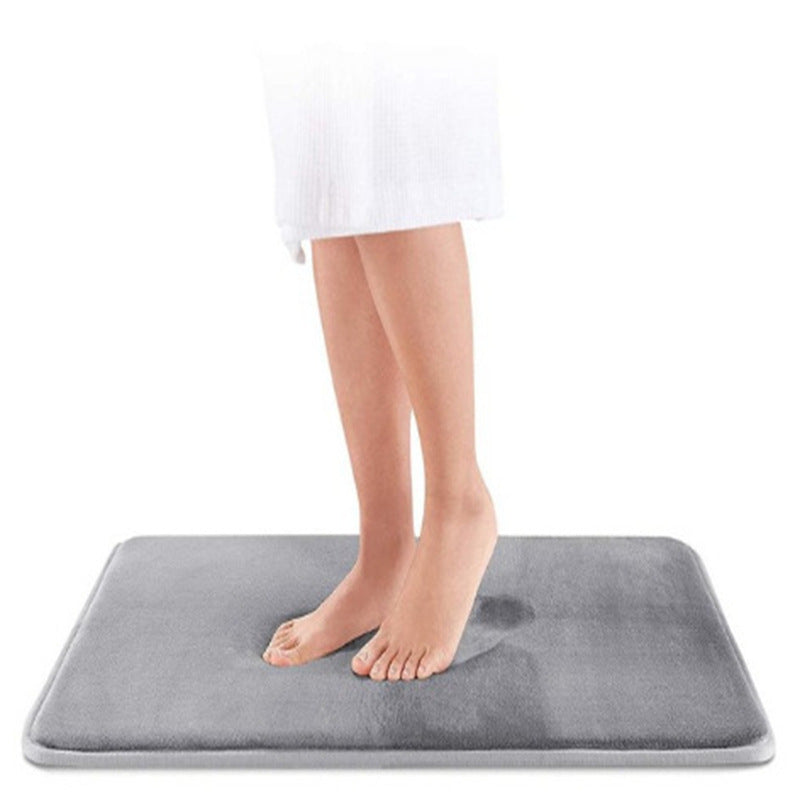 Bathroom Toilet Floor Mat Entrance Home Use Non Slip Water Absorbing Quick Drying Door Mat
