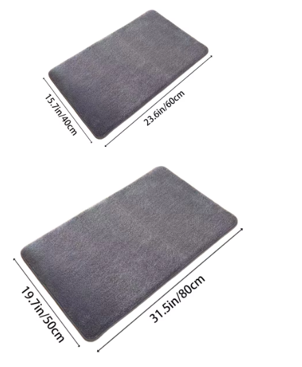 Bathroom Toilet Floor Mat Entrance Home Use Non Slip Water Absorbing Quick Drying Door Mat